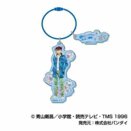 ワイヤープレートキーホルダー　名探偵コナン　レタコレ02　工藤 新一