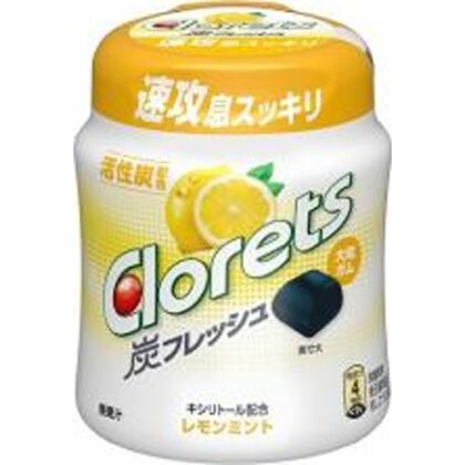 クロレッツ 炭レモンミントボトル１１２ｇ □お取り寄せ品 【購入入数３６個】