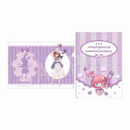 (s)五等分の花嫁*×マイメロディ&クロミ クリアファイルセットバルーン&リボンVer. 二乃 送料別880円