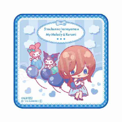 (s)五等分の花嫁*×マイメロディ&クロミ ミニタオル バルーン&リボンVer. 三玖 送料別880円