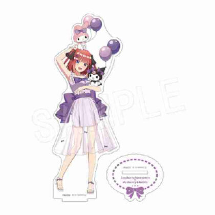 (s)五等分の花嫁*×マイメロディ&クロミ アクリルフィギュアスタンド バルーン&リボンVer. 二乃 送料別880円