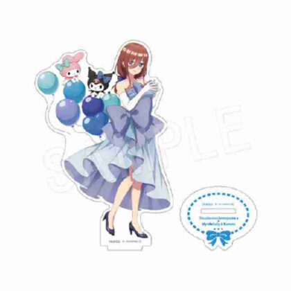 (s)五等分の花嫁*×マイメロディ&クロミ アクリルフィギュアスタンド バルーン&リボンVer. 三玖 送料別880円