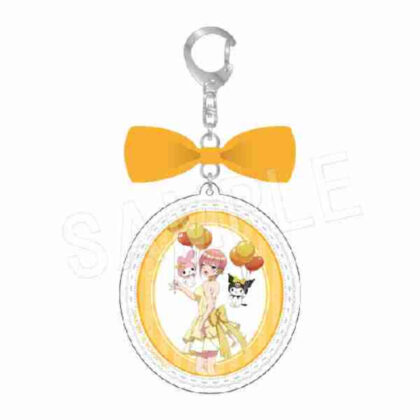 (s)五等分の花嫁*×マイメロディ&クロミ リボン付きアクリルキーホルダー バルーン&リボンVer. 一花 送料別880円