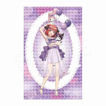 (s)五等分の花嫁*×マイメロディ&クロミ きらきらステッカー バルーン&リボンVer. 二乃 送料別880円