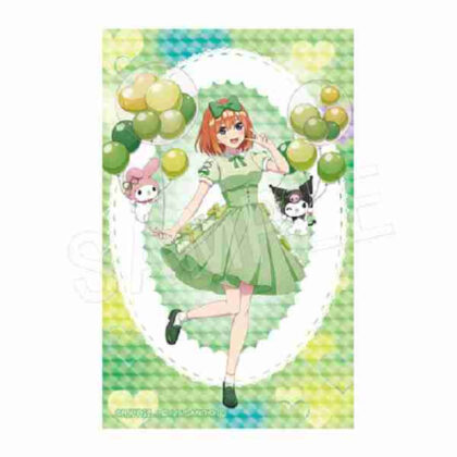 (s)五等分の花嫁*×マイメロディ&クロミ きらきらステッカー バルーン&リボンVer. 四葉 送料別880円