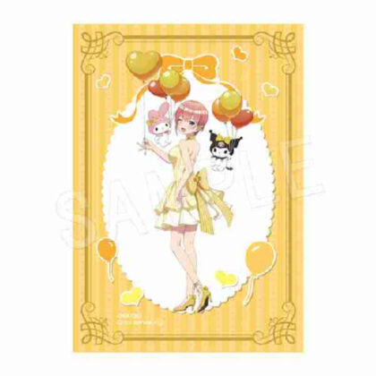 (s)五等分の花嫁*×マイメロディ&クロミ 箔押しプラブロマイド バルーン&リボンVer. 一花 送料別880円
