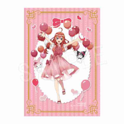 (s)五等分の花嫁*×マイメロディ&クロミ 箔押しプラブロマイド バルーン&リボンVer. 五月 送料別880円
