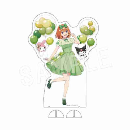 (s)五等分の花嫁*×マイメロディ&クロミ BIGアクリルフィギュアスタンド バルーン&リボンVer. 四葉 送料別880円
