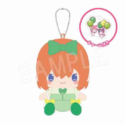 (s)五等分の花嫁*×マイメロディ&クロミ お座りぬいぐるみ バルーン&リボンVer. 四葉 送料別880円