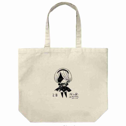 (s)NieR:Automata Ver1.1a 2B ラージトート デフォルメVer. ナチュラル 送料別880円