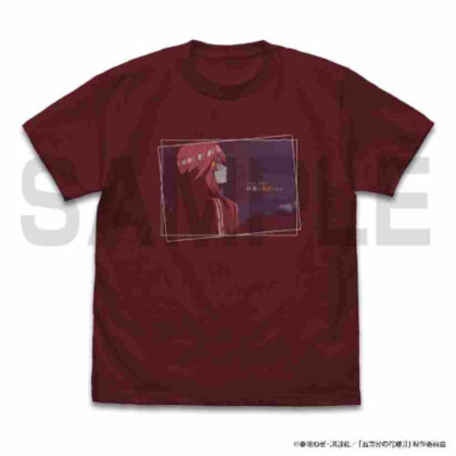 (s)五等分の花嫁∬ 中野五月 エモーショナルTシャツ バーガンディ L 送料別880円