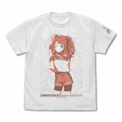 (s)学園アイドルマスター 花海咲季 Tシャツ ホワイト S 送料別880円