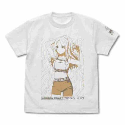 (s)学園アイドルマスター 十王星南 Tシャツ ホワイト M 送料別880円
