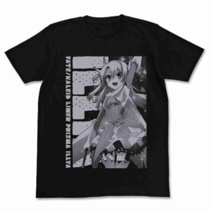 (s)Fate/kaleid liner プリズマ☆イリヤ ツヴァイ ヘルツ! イリヤ Tシャツ ブラック L 送料別880円