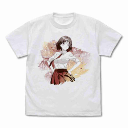 (s)クラスの大嫌いな女子と結婚することになった。 桜森朱音 ウォーターカラー Tシャツ ホワイト S 送料別880円