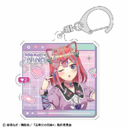 (s)五等分の花嫁* アクリルキーホルダー 中野二乃 配信者なりきり 送料別880円