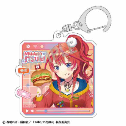 (s)五等分の花嫁* アクリルキーホルダー 中野五月 配信者なりきり 送料別880円