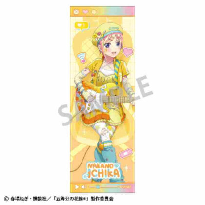 (s)五等分の花嫁* ロングスクエア缶バッジ 中野一花 配信者なりきり 送料別880円