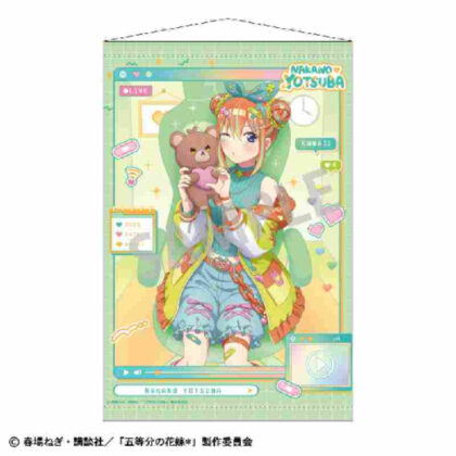 (s)五等分の花嫁* B2タペストリー 中野四葉 配信者なりきり 送料別880円