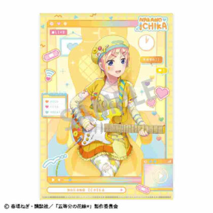 (s)五等分の花嫁* A4シングルクリアファイル 中野一花配信者なりきり 送料別880円