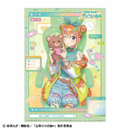 (s)五等分の花嫁* A4シングルクリアファイル 中野四葉配信者なりきり 送料別880円