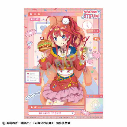 (s)五等分の花嫁* A4シングルクリアファイル 中野五月配信者なりきり 送料別880円