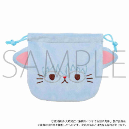 (s)3年Z組銀八先生 withCAT お顔巾着 坂田銀八 送料別880円