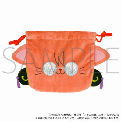 (s)3年Z組銀八先生 withCAT お顔巾着 神楽 送料別880円