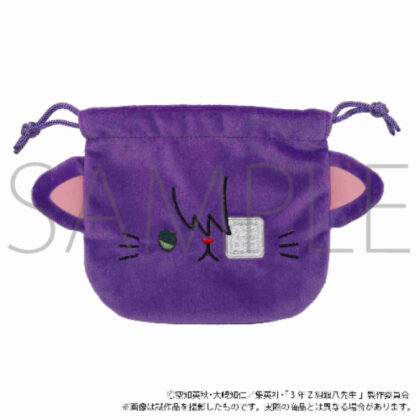 (s)3年Z組銀八先生 withCAT お顔巾着 高杉晋助 送料別880円