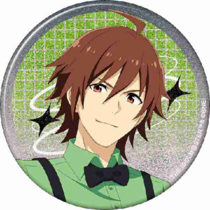 (s)アイドルマスター SideM グリッター缶バッジ 天ヶ瀬冬馬 サマーマーケット 送料別880円
