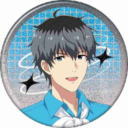 (s)アイドルマスター SideM グリッター缶バッジ 鷹城恭二 サマーマーケット 送料別880円