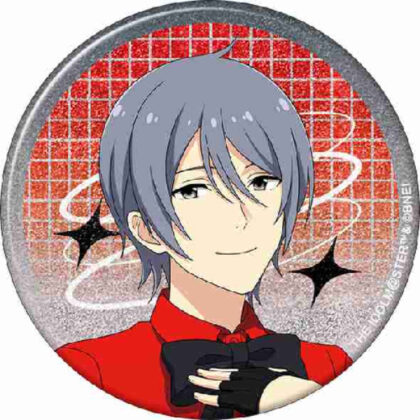 (s)アイドルマスター SideM グリッター缶バッジ 榊夏来サマーマーケット 送料別880円