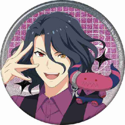 (s)アイドルマスター SideM グリッター缶バッジ アスラン=ベルゼビュートII世 サマーマーケット 送料別880円