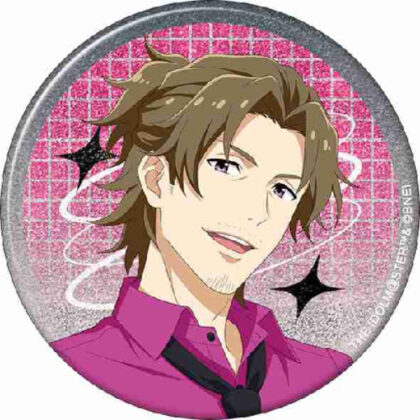 (s)アイドルマスター SideM グリッター缶バッジ 山下次郎 サマーマーケット 送料別880円