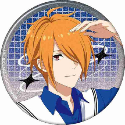 (s)アイドルマスター SideM グリッター缶バッジ 九十九一希 サマーマーケット 送料別880円