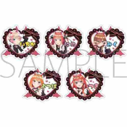五等分の花嫁* お名前バッジコレクション(小悪魔メイド)