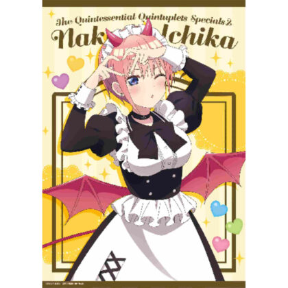 (s)五等分の花嫁* クリアポスター 小悪魔メイド 中野一花 送料別880円