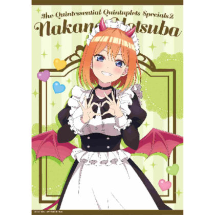 (s)五等分の花嫁* クリアポスター 小悪魔メイド 中野四葉 送料別880円