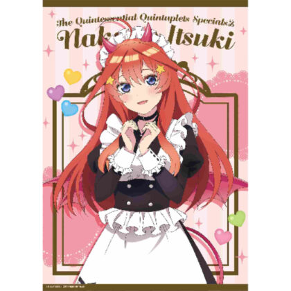 (s)五等分の花嫁* クリアポスター 小悪魔メイド 中野五月 送料別880円