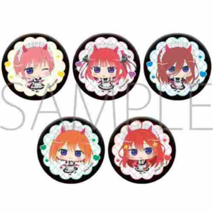 五等分の花嫁* キャラバッジコレクション(ちみっつ)