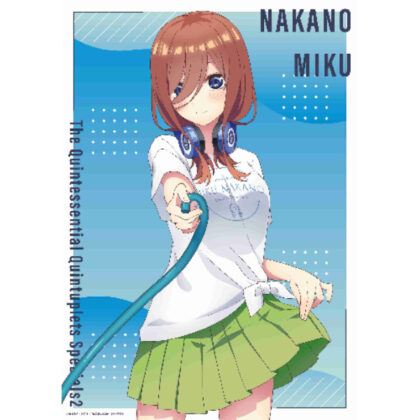 (s)五等分の花嫁* クリアポスター 中野三玖 送料別880円