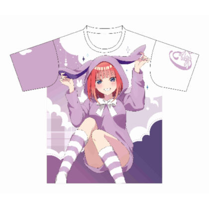 (s)五等分の花嫁* フルグラフィックTシャツ 中野二乃 送料別880円