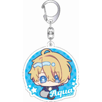 (s)【推しの子】 ホログラムアクリルキーホルダー みにぴえんず アクア 送料別880円