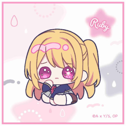 (s)【推しの子】 ハンドタオル みにぴえんず ルビー 送料別880円