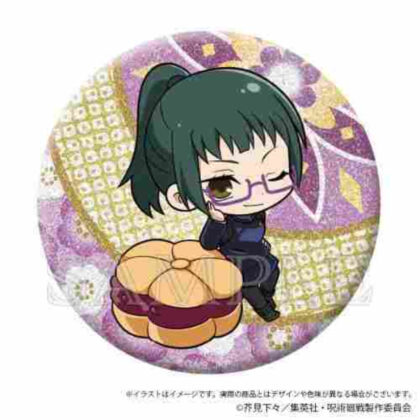 呪術廻戦 きらきら缶バッジ Japanese Sweets ver. 禪院真希