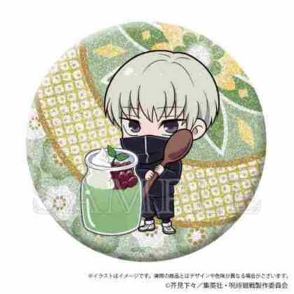 呪術廻戦 きらきら缶バッジ Japanese Sweets ver. 狗巻棘