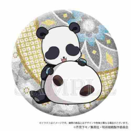呪術廻戦 きらきら缶バッジ Japanese Sweets ver. パンダ