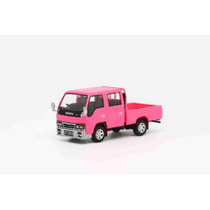 (s)1/64 いすゞ エルフ(ELF) ダブルキャブ カスタムバージョン ピンク RHD 送料別880円