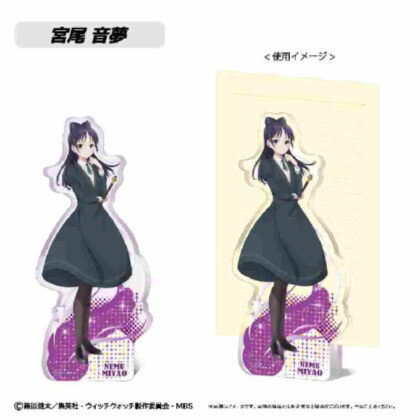 (s)ウィッチウォッチ アクリルフィギュアメモスタンド 宮尾音夢 送料別880円