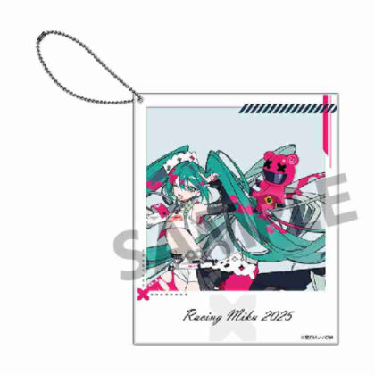 (s)レーシングミク 2025 キービジュアル2 Ver. ポラロイド風アクリルキーホルダー 送料別880円